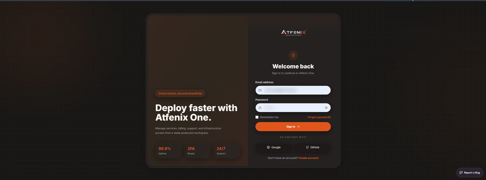 Atfenix - Atfenix One: Secure Client Portal for Cloud Services