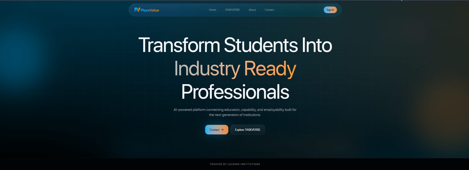 PlaceValue - Tech Career Accelerator & Taskverse Interactive Platform